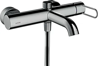 Hansgrohe Wannenmischer Aufputz Axor Uno Bügelgriff chrom – Bild 3