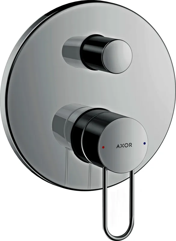 Hansgrohe Wannenmischer Unterputz Axor Uno Fertigset Bügelgriff chrom