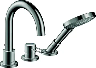 Hansgrohe 3-Loch Wannenmischer Axor Uno F-Set Bügelgriff chrom Wannenrandmontage