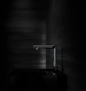 Hansgrohe Waschtischmischer 220 Axor Uno Select Schwenkauslauf chrom – Bild 4