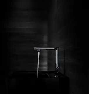 Hansgrohe Waschtischmischer 220 Axor Uno Select Schwenkauslauf chrom – Bild 5