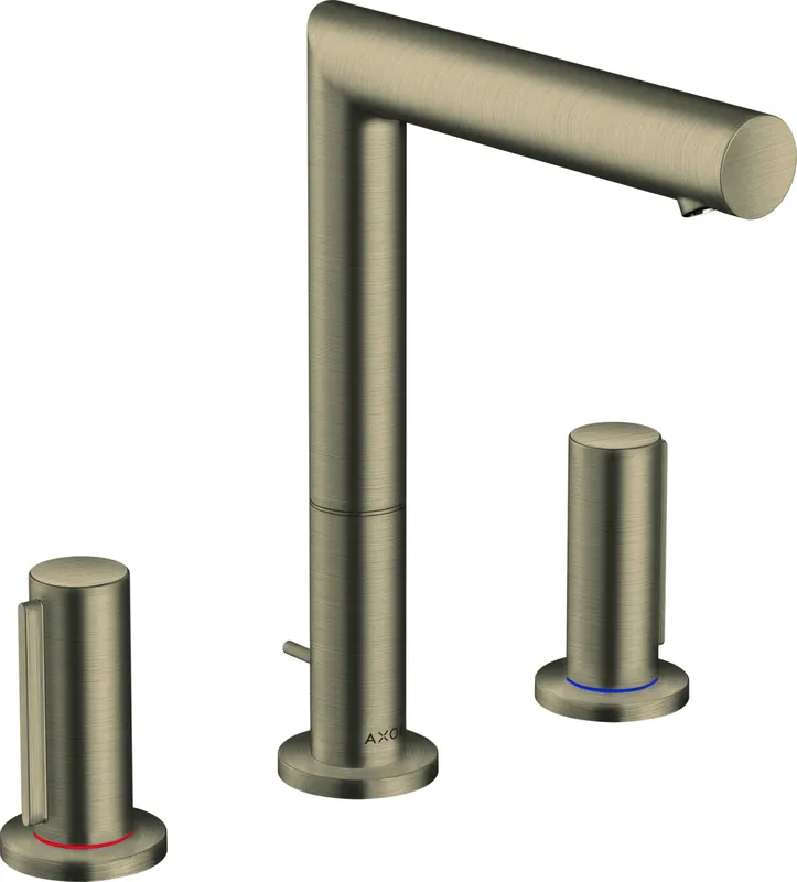 Hansgrohe 3-Loch Waschtischarmatur 200 Axor Uno Zerogriff BN