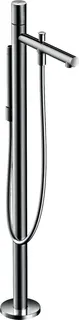 Hansgrohe Wannenmischer Axor Uno Fertigset Zerogriff zur Bodenmontage chrom – Bild 2