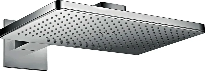 Hansgrohe Kopfbrause 460 2jet Axor chrom mit Brausearm eckig