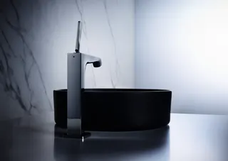 Hansgrohe Waschtischmischer 190 Axor Citterio E Highriser ohne Zugstange chrom – Bild 3
