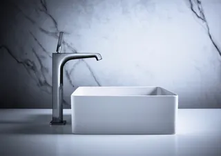 Hansgrohe Waschtischmischer 250 Axor Citterio E Highriser ohne Zugstange chrom – Bild 2
