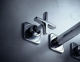 Hansgrohe 3-L.Waschtischarmatur Axor Citterio E Fertigset Wandmontage chrom – Bild 4
