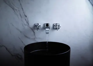 Hansgrohe 3-L.Waschtischarmatur Axor Citterio E Fertigset Wandmontage chrom – Bild 5