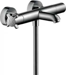 Hansgrohe Thermostatmischer Aufputz Axor Citterio E chrom für Wanne