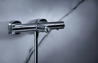 Hansgrohe Thermostatmischer Aufputz Axor Citterio E chrom für Wanne – Bild 2