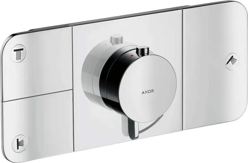 Hansgrohe Thermostat UP Axor One Fertigset 3 Verbraucher chrom