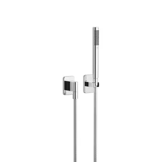 DO Schlauchbrausegarnitur mit Einzelrosetten LULU 27808710 Chrom