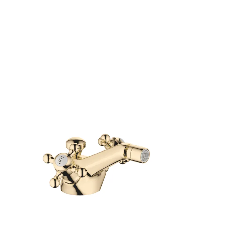 Dornbracht Bidet-ELB mit Ablaufgarnitur MADISON 24510360 Messing (23kt Gold)