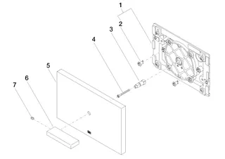 Dornbracht Abdeckplatte f.WC-UP-SPK TeCe SERIENNEUTRAL 12660979 Platin gebürstet – Bild 4