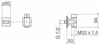 Dornbracht WATER TUBE Kneipp-Wandanschlussb. SERIENSPEZIFISCH 27821979 Chrom – Bild 3