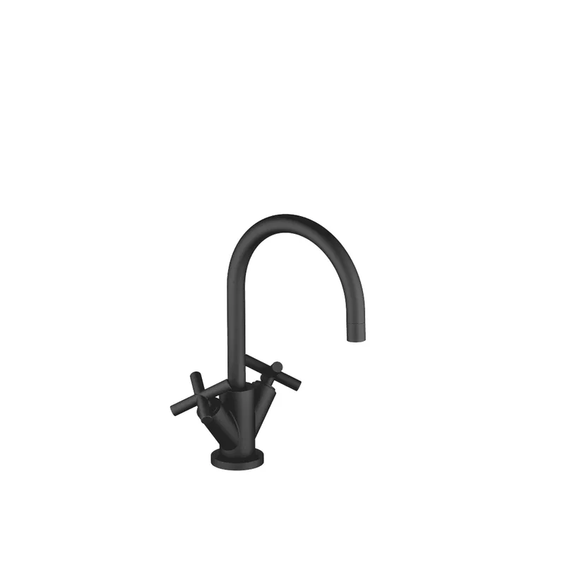 Dornbracht Waschtisch-ELB mit Ablaufgarnitur TARA 22513892 Schwarz matt