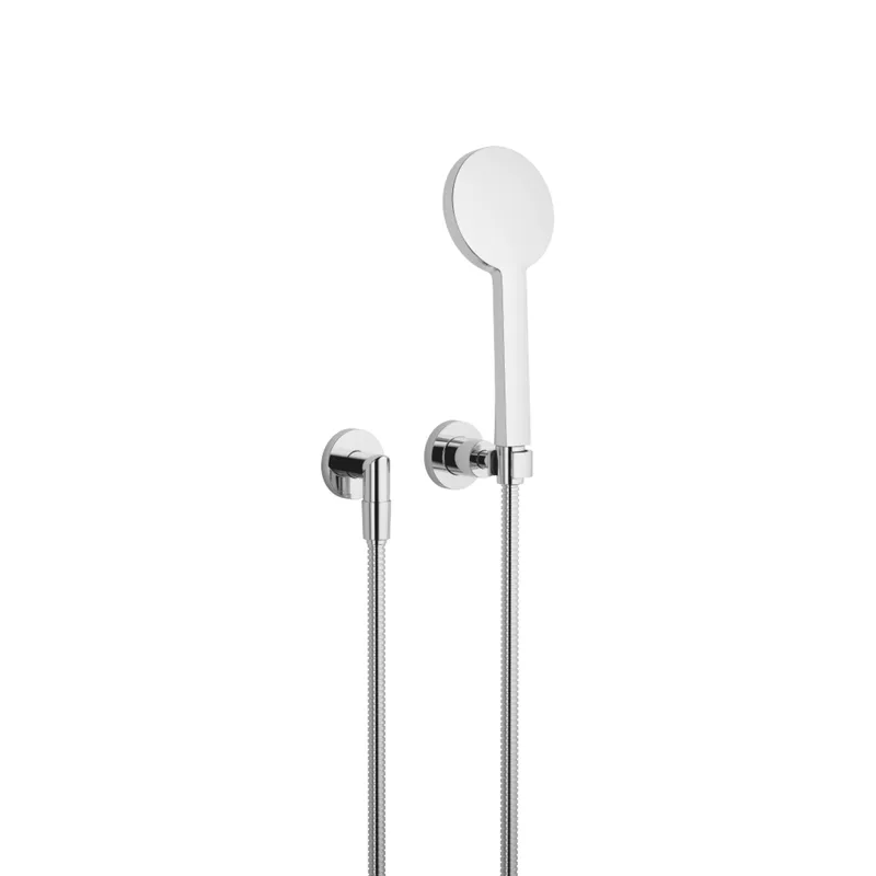 Dornbracht Schlauchbrausegarnitur mit Einzelrosetten TARA 27803892 Chrom