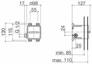 Dornbracht UP-Wandeinbaukasten SERIENNEUTRAL 35205970 – Bild 3