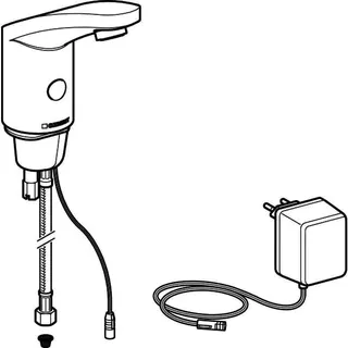 Geberit HyTronic185 Waschtisch-Armatur (IR/Netz) Kalt-/Mischwasser 116.135.21.1 chrom – Bild 3