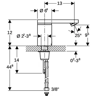 Geberit HyTronic186 Waschtisch-Armatur (IR/Netz) mit Mischhebel 116.156.21.1 chrom – Bild 4