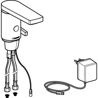 Geberit HyTronic186 Waschtisch-Armatur (IR/Netz) mit Mischhebel 116.156.21.1 chrom – Bild 3