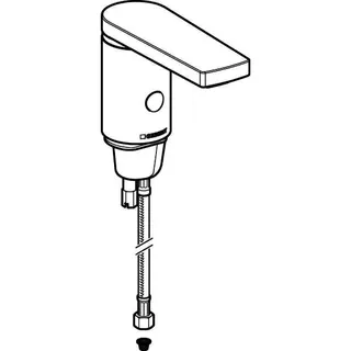 Geberit HyTronic186 Waschtisch-Armatur (IR/Batt) Kalt-/Mischwasser 116.236.21.1 chrom – Bild 3