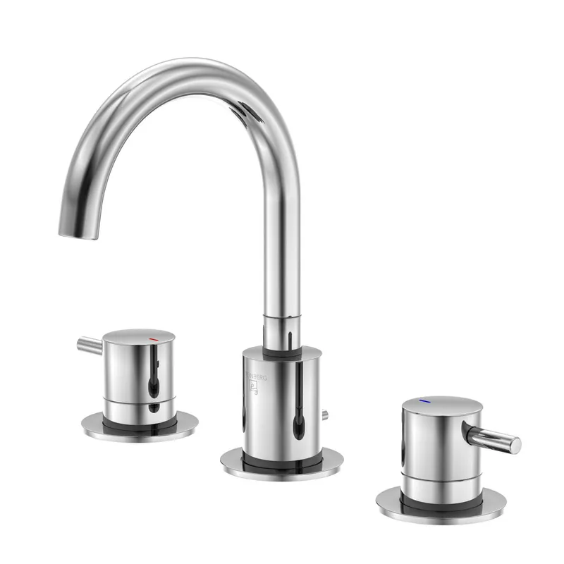 Steinberg 3-Loch Waschtisch-Armatur 100 2000, chrom