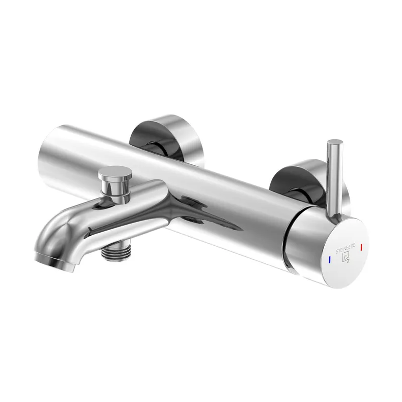 Steinberg Aufputz-Einhebelmischer für Wanne 100 1100, chrom
