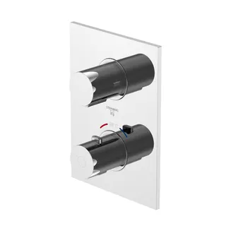 Steinberg UP-Brausethermostat Serie 120 m.2-Wege-Umst.,Fertigset, 120 4133 1 vc