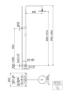 Steinberg Brauseset 250 2721, chrom – Bild 2