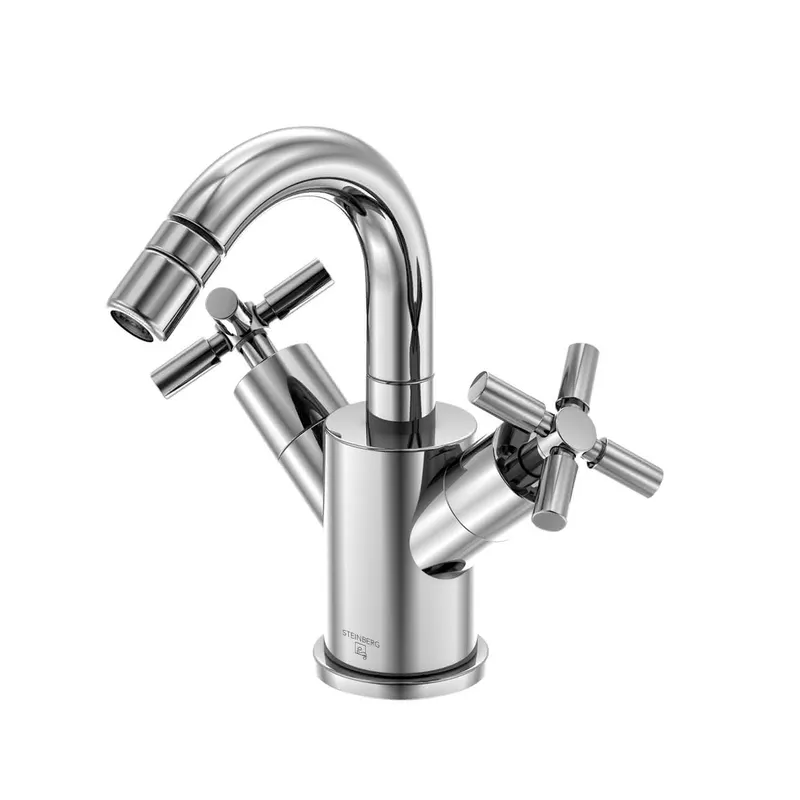 Steinberg Bidet-Zweigriffarmatur 250 1300, chrom