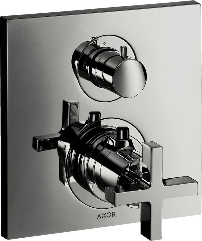 Hansgrohe Thermostat UP Axor Citterio F-Set m.Absperr-u.Umstellvtl./Kreuzgriff chrom