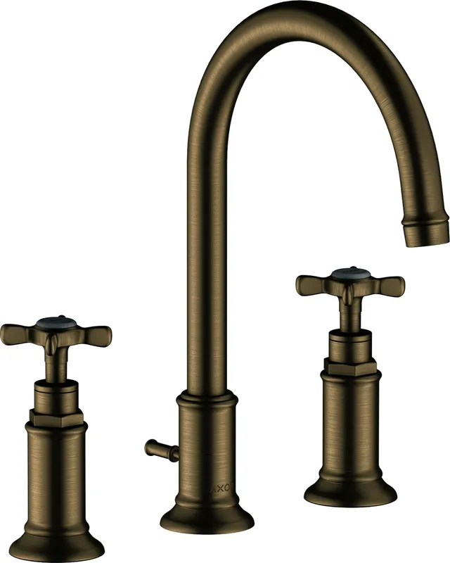 Hansgrohe 3-Loch Waschtischarmatur Axor Montreux Standmodell brushed nickel