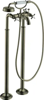 Hansgrohe Zweigriff Wannenarmatur Axor Montreux Fertigset BN zur Bodenmontage