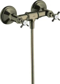 Hansgrohe Zweigriff Brausenarmatur Aufputz Axor Montreux brushed nickel