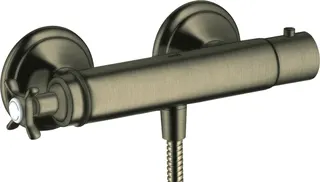Hansgrohe Thermostatmischer Aufputz Axor Montreux brushed nickel für Brause
