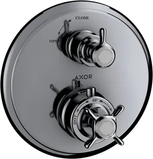 Hansgrohe Thermostat Unterputz Axor Montreux F-Set chrom mit Absperrventil