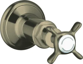 HG Absperrventil Unterputz Axor Montreux Fertigset brushed nickel