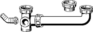 Viega Ablaufverbindung 794 in G1 1/2x G1 1/2 x 80-310mm Kunststoff – Bild 2