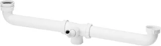 Viega Ablaufverbindung 792 in G1 1/2 x 160-570mm Kunststoff weiss – Bild 2