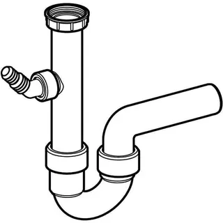 Geberit Spültisch-Ablauf 11/2"x50mm Nr.152.711.11.1 – Bild 3