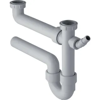 Geberit Spültisch-Ablauf für 2 Becken 11/2"x50mm, Nr.152.715.11.1 – Bild 2
