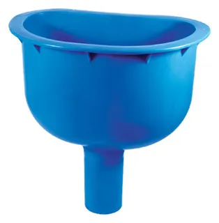 Haas Trichter OHA Nr.5015 blau mit Keilplastring
