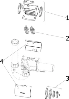 Viega Röhrengeruchverschluss Sperrfix, 4995.1 in G1 1/2 x 50x170mm Kunststoff – Bild 5
