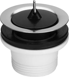 Viega Ablaufventil 7432 in G1 1/2 x 70mm Kunststoff weiss – Bild 2
