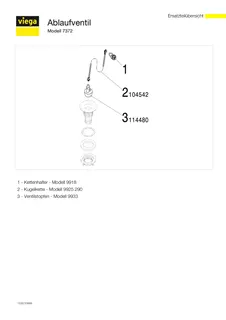 Viega Ablaufventil 7372 in G3/4 x 50mm Kunststoff weiss – Bild 4