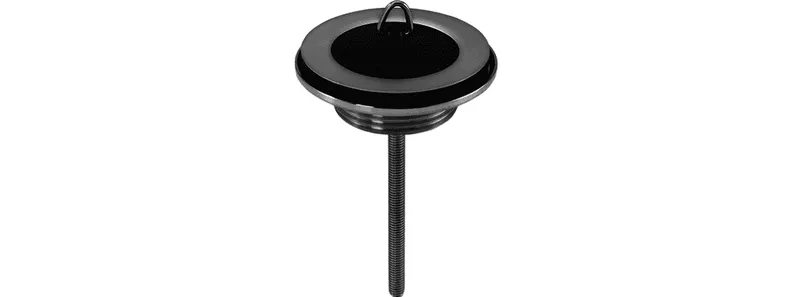 Universalventil 11/4"x60mm Unterteil messing vernickelt 100016