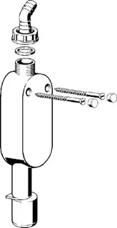Viega Geruchverschluss 5636.1 in DN40/50, Kunststoff weiss – Bild 3
