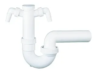 Röhren-Siphon 100/2, 1 1/2" x DN 40