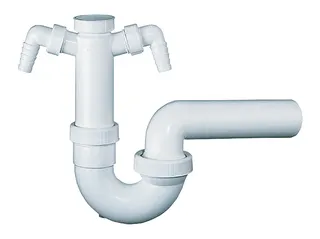 Röhren-Siphon 100/2, 1 1/2" x DN 50